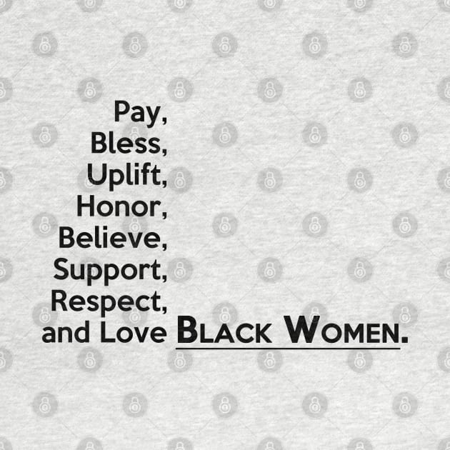 Black Women (Black Text) by tsterling